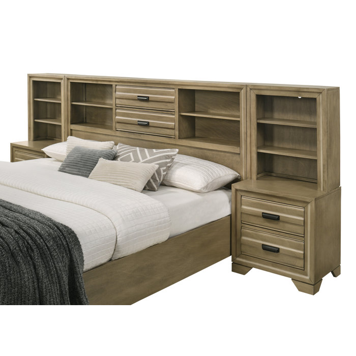 Red Barrel Studio® Laurey Loiret Platform Solid Wood 4 Piece Bedroom Set & Reviews Wayfair Canada